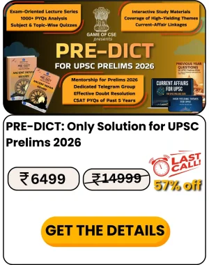 PRE-DICT for UPSC Prelims 2026